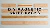 Diy Wall Hanging Magnetic Knife Racks