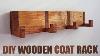 Diy Wooden Coat Rack Coat Rack Wall Mounted