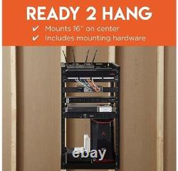 ECHOGEAR 15U Open Frame Rack Heavy Duty Network Servers AV Gear Vented Mountable
