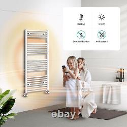 EMKE Heated Towel Rails Radiator Bathroom Straight Ladder Warmer Rads Vertical