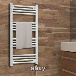 Electric Towel Rail Warmer 14-23 Bar Radiator Wall Mounted Bathroom Heated Rack