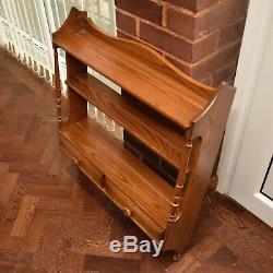 Ercol Old Colonial Wall Mounted Display Rack
