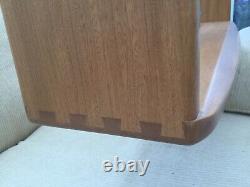 Ercol Wall Mounted Plate/book Rack Blonde Wood