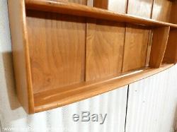 Ercol elm golden dawn plate rack display shelf