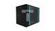 Extralink 9U 600x450 wall mounted rack cabinet Black /T2UK