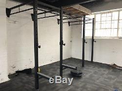 FMI POWER RACK WALL MOUNTED & SQUAT RIG PULL UP STATION CrossFit