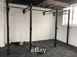 FMI POWER RACK WALL MOUNTED & SQUAT RIG PULL UP STATION CrossFit