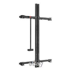 Foldable Power Rack Chin Up Bar Wall Mounted J Cups 200kg Weight Home Gym J Cups