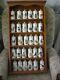 Full Set of 30 Lesley Anne Ivory Cat Spice Jars and Original Wooden Stand/Rack