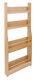 Hafele Storage Rack Clear Lacquered European Oak Clear Lacquered Finish