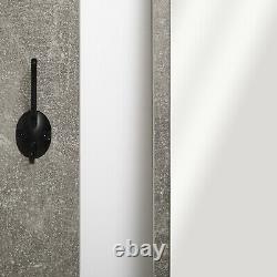 Hallway Coat Rack 5 Hook Stand Shoe Storage Organiser Bench with Mirror Grey