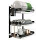 Hanging Dish Drying Rack Wall Mount Dish Drainer3 Tier junyuan Kitchen Plate