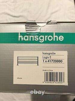 Hansgrohe Logis Universal Bathroom Towel Rack Rail Wall Mounted Chrome Modern