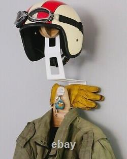 Helmet Holder Hanger Rack Jacket Hook Motorcycle Motorbike Wall Mount gear