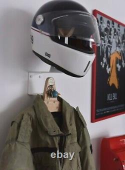 Helmet Holder Hanger Rack Jacket Hook Motorcycle Motorbike Wall Mount gear