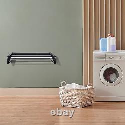 HomeArt Wall Mounted Clothes Drying Rack 95cm 95 CM, Anthracite (Patterned)