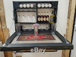 Homemade Outdoor Indoor Mini Bar Man Cave Lads Pad Shelf Rack Storage Bar Pub