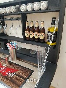 Homemade Outdoor Indoor Mini Bar Man Cave Lads Pad Shelf Rack Storage Bar Pub