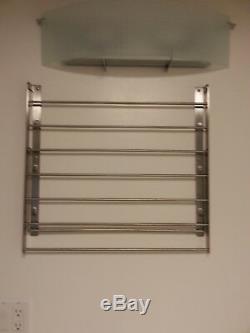 Ikea GRUNDTAL Clothes Drying rack, stainless steel, adjustable