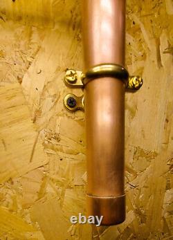 Industrial Designed Handmade Copper Towel Rail Bathroom Holder Rack 3 Tier
