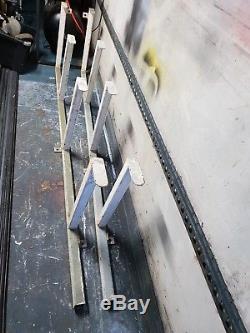 Industrial steel racking, wall mount steel rack, steel shelfing, steel bar rack