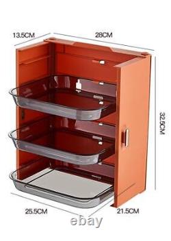 Kitchen Preparation Plate 6 Layer Cooking Dishes Tray Wall Mount Storage Racks