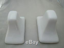 Kohler White K101 Ceramic Towel Bar Holders Porcelain Rack Rod Post Bars 2 Pairs
