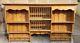 Large Solid Pine Wall Mounted Country Farmhouse Kitchen Storage Unit Plate Rack