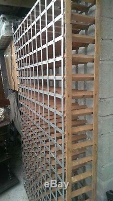 Large wall mounted wine rack 240 bottles