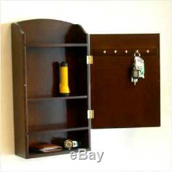 Letter Mail Wall Rack Mount Storage Organizer Holder Key Wood Bill Office Home
