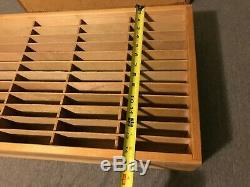 Lot of 5 Napa Valley 8-Track Tape Wooden Storage Racks Various Sizes Wall Mount