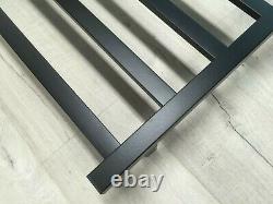 MATT BLACK Electric Heated 304 s/steel Towel Rack 10 Bars hard wired AU standard