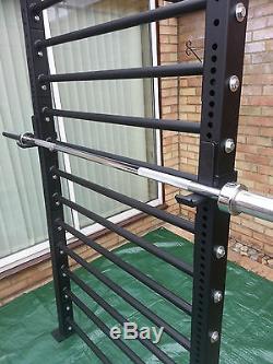 MONSTER POWER RACK WALL MOUNTED & SQUAT RIG PULL UP STATION CrossFit