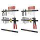Magnetic Tool Holder Rack Wall Mounted Storage 24 Bar 6 Strip Set for Tools New