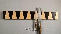 Magnetic knife rack, Birch and Fumed Oak, 610mm