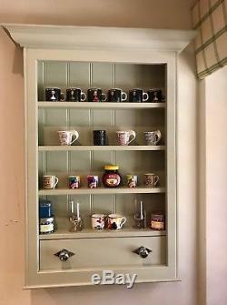 Martin Moore Wooden Spice Rack / Display case Wall mounted