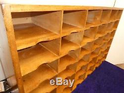 Mid-Century Pigeon Hole Shelves Post Rack Floor Or Wall Mount Delivery Possible