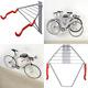 NEW Double Folding 2 Bike Rack Bicycle Wall Mount Stand Home Garage Storage HQ