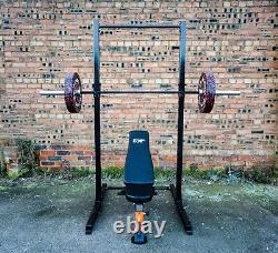 NPR Heavy Duty Squat Rack With Attachments Wall Mounted Or Free Standing