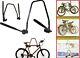 New 2bike Wall Mounted Bicycle Hanger Cycle Storage Mount Hook Holder Stand Rack