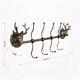 New 8/10/12 Hooks Wall Mounted Cast Iron Stag Head Coat Hat Hook Rack Clothes