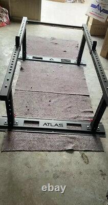 New Atlas Strength Folding Half Rack Wall Mounted Squat Bench Gym