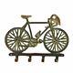 New Coat and Hat Hanger Multicolor Antique coat Rack Brass Wall Hooks Bicycle