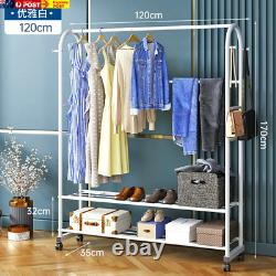 Nordic Wall Coat Rack Stand with Hangers for Bedroom Storage