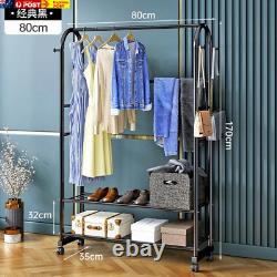 Nordic Wall Coat Rack Stand with Hangers for Bedroom Storage