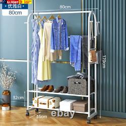 Nordic Wall Coat Rack Stand with Hangers for Bedroom Storage