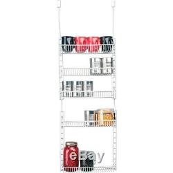 Over The Door Herb And Spice Rack Hanging Pantry Wall Mount Shelf Can Organizer