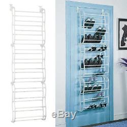 Over-The-Door Shoe Rack for 36 Pair Wall Hanging Closet Organizer Storage Stand