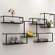 Partition Frame Background Wall Wrought Iron Home Storage Rack Shelf Decoration