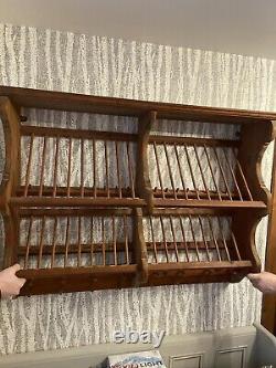 Penny Pine Double Plate Rack